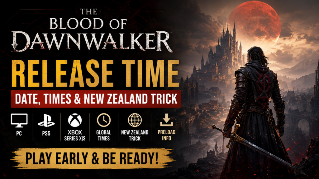 Blood of Dawnwalker release time and New Zealand trick guide