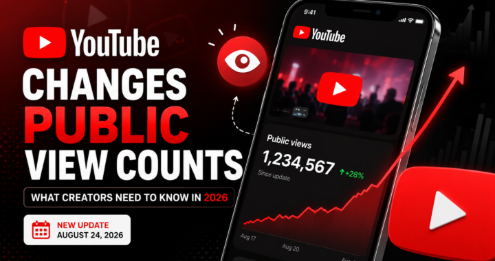 YouTube changes public view counts in 2026