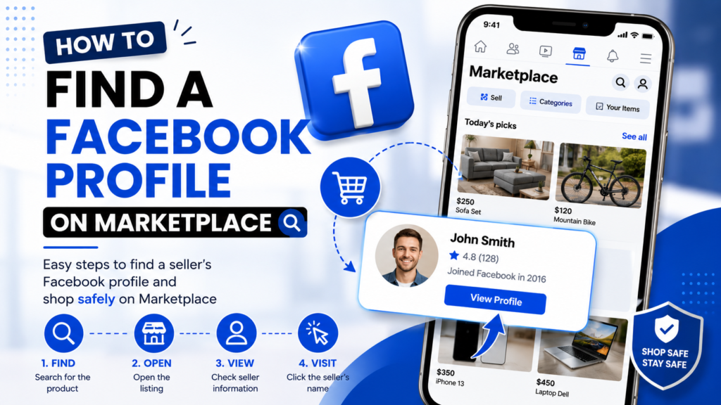 How to find a Facebook profile on Facebook Marketplace