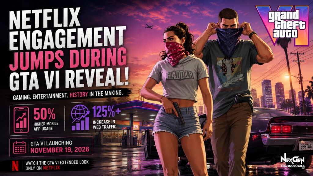 GTA 6 Netflix extended reveal boosts Netflix engagement