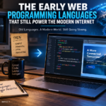 Early web programming languages HTML CSS PHP Perl and Erlang powering the modern internet